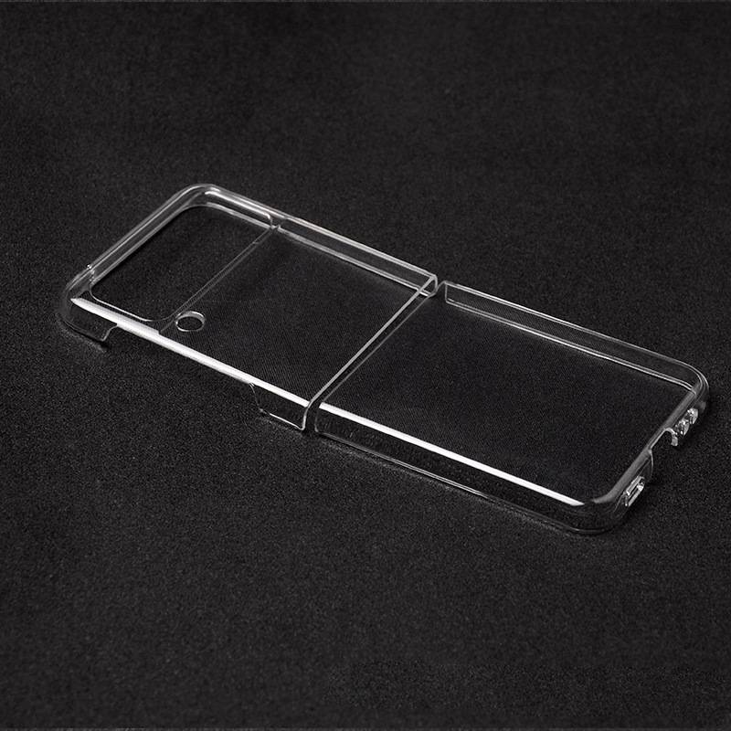 Phone Case For Samsung Galaxy Z Flip 3 Flip 4 5G Transparent Bumper
