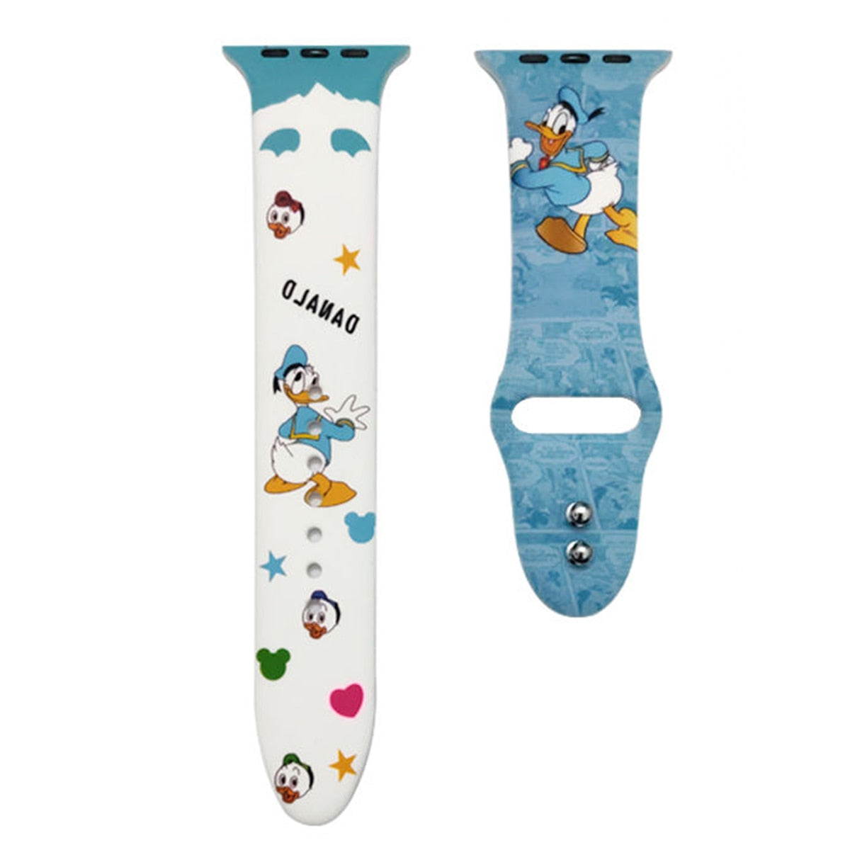 Smart watch strap Disney Mickey Minnie For Apple Watch Series 1 2 3 4 5 6 7 38mm, 40mm, 41mm 42mm, 44mm, 45mm