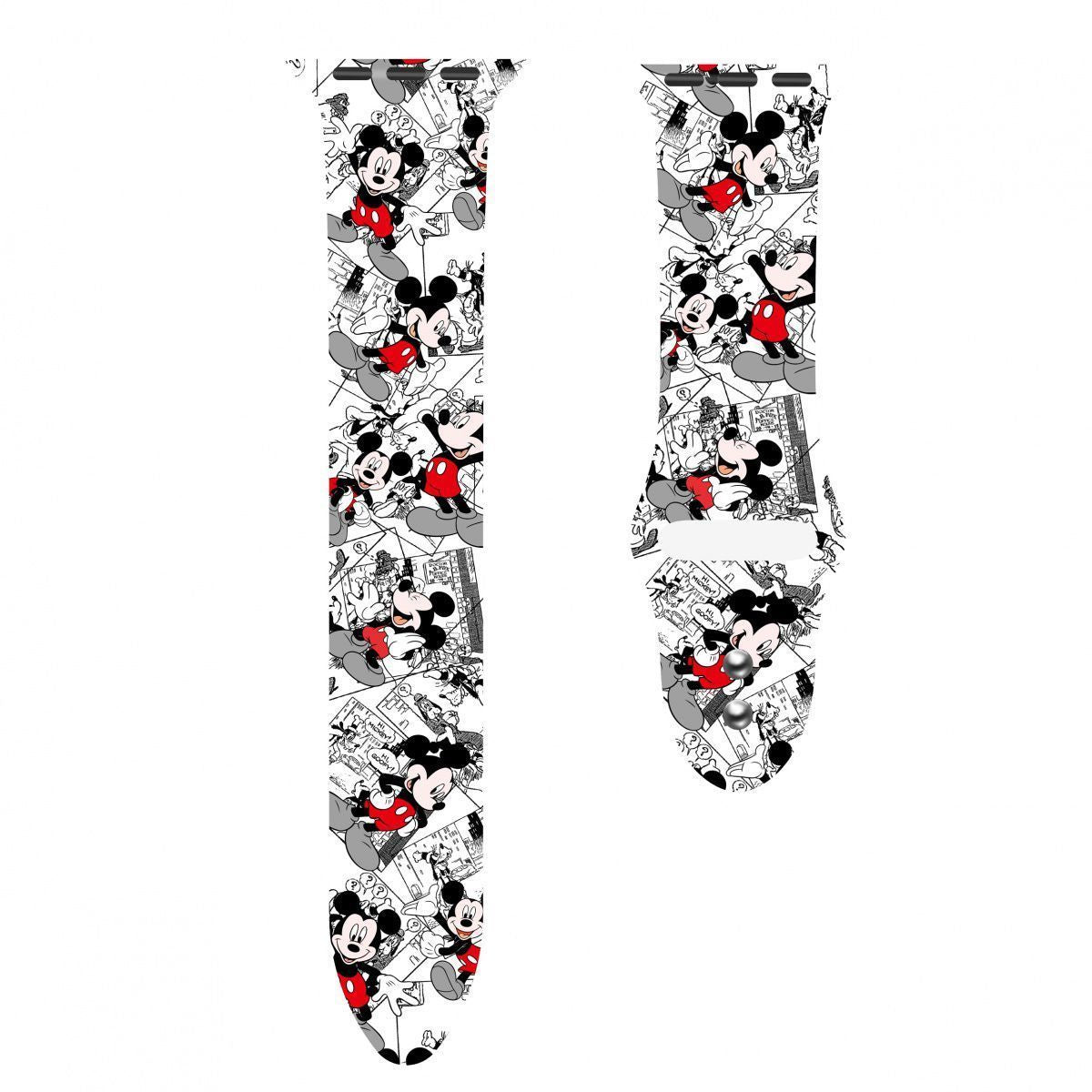 Smart watch strap Disney Mickey Minnie For Apple Watch Series 1 2 3 4 5 6 7 38mm, 40mm, 41mm 42mm, 44mm, 45mm