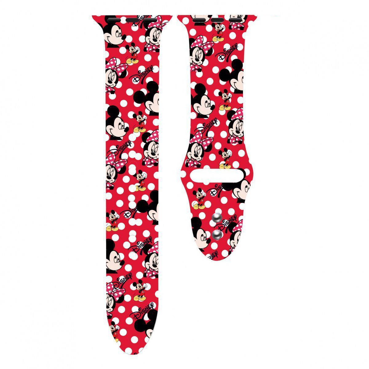Smart watch strap Disney Mickey Minnie For Apple Watch Series 1 2 3 4 5 6 7 38mm, 40mm, 41mm 42mm, 44mm, 45mm