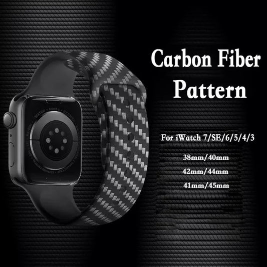 Smart Watch Strap for Apple Watch Series 4 5 6 SE 7 38mm 40mm 41mm 42mm 44mm 45mm Silicone