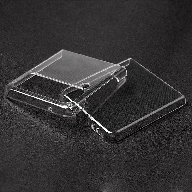 Phone Case For Samsung Galaxy Z Flip 3 Flip 4 5G Transparent Bumper