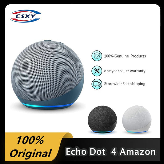 Smart Speaker Amazon Alexa Echo Dot 4 With Voice Assistant